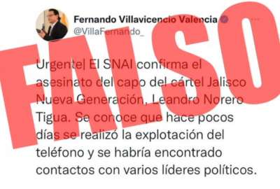 Tras lo ocurrido en la c&aacute;rcel de Latacunga circula informaci&oacute;n falsa en redes sociales.