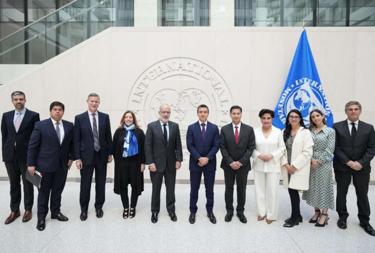 Los ministro designados por Daniel Noboa lo acompañan en el trabajo que realiza el presidente electo en suelo norteamericano. 