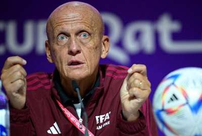 Pierluigi Collina revela la raz&oacute;n por la que se adicionan tantos minutos en los partidos del Mundial