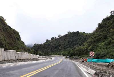 Las obras en la v&iacute;a Latacunga-La Man&aacute; est&aacute;n por concluir.