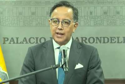 Diego Ord&oacute;&ntilde;ez, secretario de Seguridad P&uacute;blica y Estado, inform&oacute; sobre el trabajo que realiza el gobierno por la seguridad del pa&iacute;s.