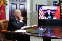 Presidentes Xi Jinping y Joe Biden, intercambiaron criterios sobre las relaciones binacionales