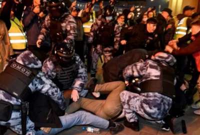 Las medidas tomadas por el presidente Putin han llevado a varias protestas en las calles de Mosc&uacute;. 