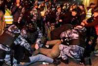 Las medidas tomadas por el presidente Putin han llevado a varias protestas en las calles de Moscú.