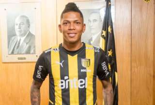 Billy Arce fue presentado como refuerzo en el Pe&ntilde;arol