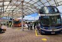 Así están las terminales de Quito y Guayaquil a puertas del feriado.