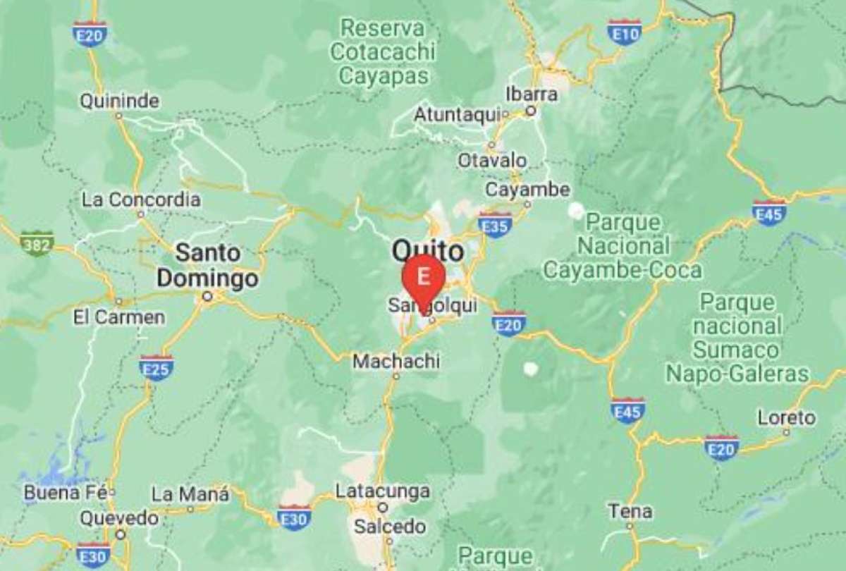 Reportan un sismo en la localidad de Sangolquí