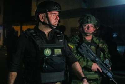 Ministerio de Defensa encabez&oacute; un operativo en Dur&aacute;n la madrugada de este s&aacute;bado