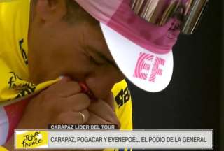 Richard Carapaz lidera el Tour de Francia