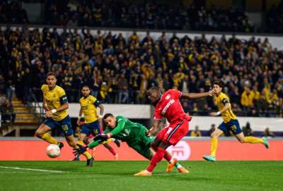 Moussa Diaby anot&oacute; el primer gol del partido.