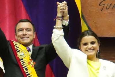Daniel Noboa asignó funciones a la vicepresidenta Pinto
