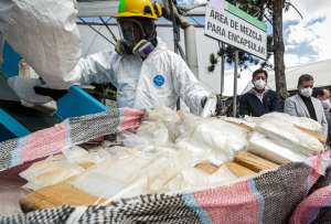 Para destruir la droga en Ecuador se usa el m&eacute;todo del encapsulamiento. 