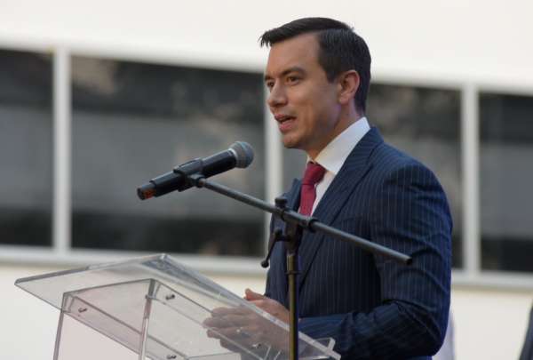 El presidente Noboa destac&oacute; la creaci&oacute;n de una universidad para Santo Domingo.