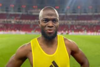 Enner Valencia se mostr&oacute; contento por haber marcado un gol en Brasil