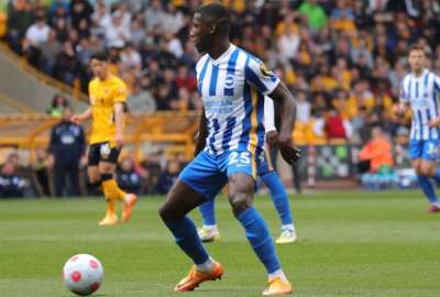 Brighton gole&oacute; al Wolverhampton con Mois&eacute;s Caicedo en cancha