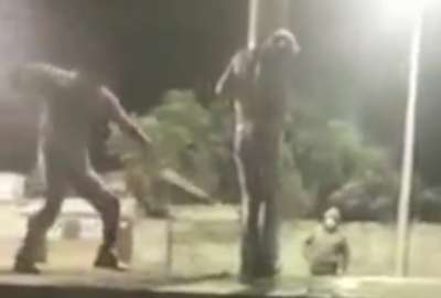 Justicia ind&iacute;gena para delincuente antes de ser entregado a la Polic&iacute;a