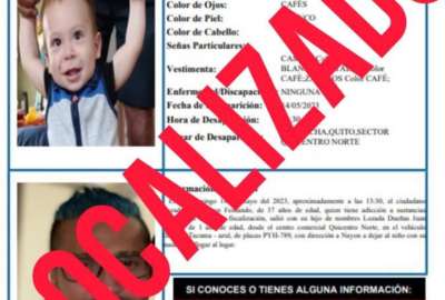 Polic&iacute;a inform&oacute; que encontraron al infante