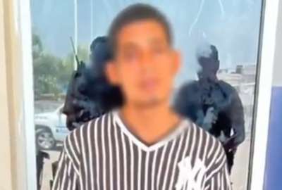 Es redes oficiales, la Polic&iacute;a Nacional inform&oacute; que al sujeto se le encontr&oacute; un arma blanca. dinero en efectivo y un celular.