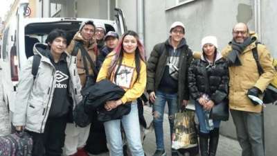 Los siete ecuatorianos que se encontraban en una de las zonas m&aacute;s peligrosas del conflicto ya est&aacute;n en Polonia