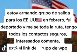 En Tik Tok se &ldquo;ofertan&rdquo; y se &ldquo;idealizan&rdquo; viajes para migrar de Ecuador hacia EE.UU
