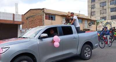 Richard Carapaz durante su recorrido en Tulc&aacute;n
