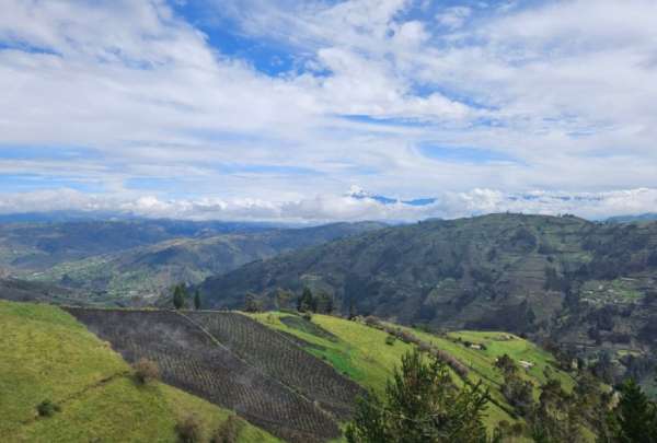 En tres localidades de Chimborazo se registr&oacute; una ca&iacute;da leve de ceniza del volc&aacute;n Sangay.