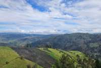 En tres localidades de Chimborazo se registr&oacute; una ca&iacute;da leve de ceniza del volc&aacute;n Sangay.