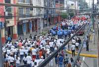 Con marchas en varias ciudades del Ecuador, se conmemor&oacute; el 1 de Mayo