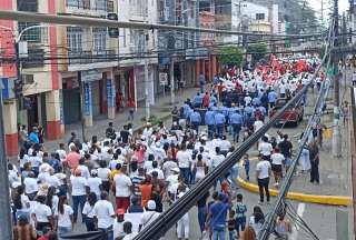 Con marchas en varias ciudades del Ecuador, se conmemor&oacute; el 1 de Mayo