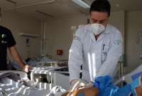 Hospital Vicente Corral Moscoso, en estado cr&iacute;tico sin ox&iacute;geno