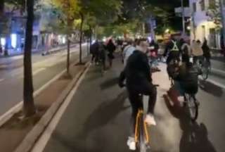 Conductor atropell&oacute; a manifestantes en Madrid