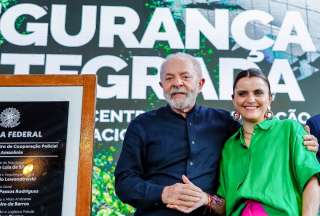 Vicepresidenta Mar&iacute;a Jos&eacute; Pinto inaugur&oacute; el Centro de Cooperaci&oacute;n Policial en Brasil
