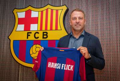 Hansi Flick fue presentado como nuevo director t&eacute;cnico del FC Barcelona.