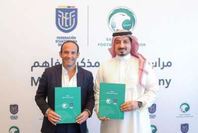 FEF firm&oacute; un memor&aacute;ndum de entendimiento con la Federaci&oacute;n de F&uacute;tbol de Arabia Saudita