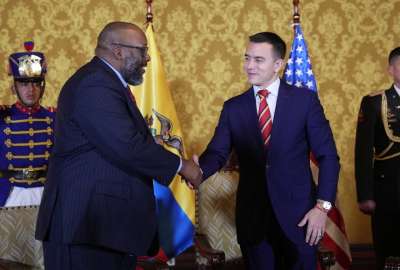 Embajador estadounidense present&oacute; sus credenciales al presidente Daniel Noboa