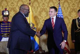 Embajador estadounidense present&oacute; sus credenciales al presidente Daniel Noboa