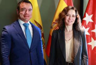 Presidente Daniel Noboa se reuni&oacute; con Isabel D&iacute;az Ayuso para reforzar oportunidades laborales para los&nbsp;ecuatorianos