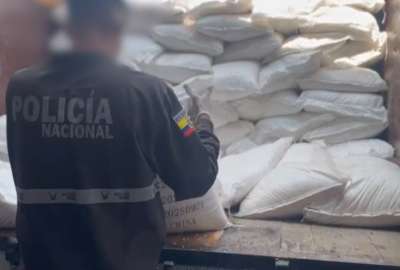 La Polic&iacute;a Nacional incaut&oacute; ocho toneladas de cloruro de calcio, que era usado en la fabricaci&oacute;n de drogas.