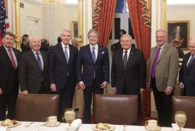 El presidente Lasso se reuni&oacute; con miembros del Comit&eacute; de Relaciones Exteriores de Estados Unidos en Washington.