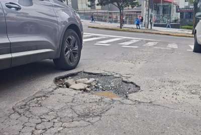 Baches en Quito reflejan el deterioro de la red vial&nbsp;de&nbsp;la&nbsp;ciudad.