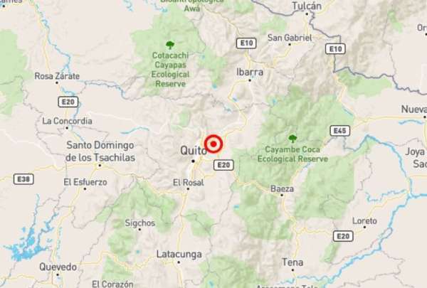 Sismo de 2.9 se sintió en Quito este jueves 12 de diciembre.