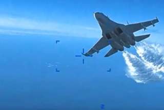 Dram&aacute;tica colisi&oacute;n entre dron estadounidense y avi&oacute;n ruso&nbsp;