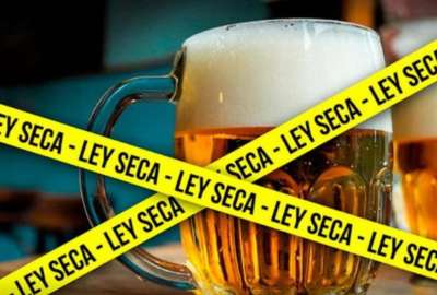 Durante la vigencia de esta ley está prohibido el expendio y el consumo de bebidas alcohólicas.