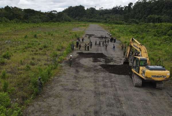 Un operativo desplegado en la frontera sur del pa&iacute;s ubic&oacute; una pista clandestina en Morona Santiago. 