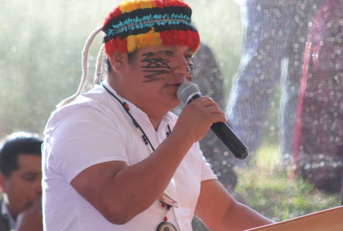 Marlon Vargas es el nuevo presidente de la Conaie. 