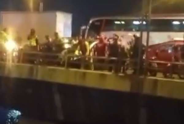 Dos emergencias en el Puente de la Unidad Nacional dejaron como saldo un muerto y un herido.&nbsp;