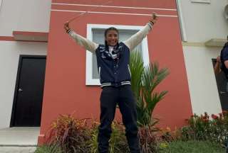 Luc&iacute;a Y&eacute;pez recibi&oacute; su nueva casa en Guayaquil