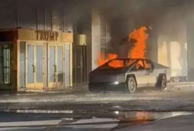 En un hotel de Trumpo, en Las Vegas, se registr&oacute; la explosi&oacute;n de un Cybertruck.