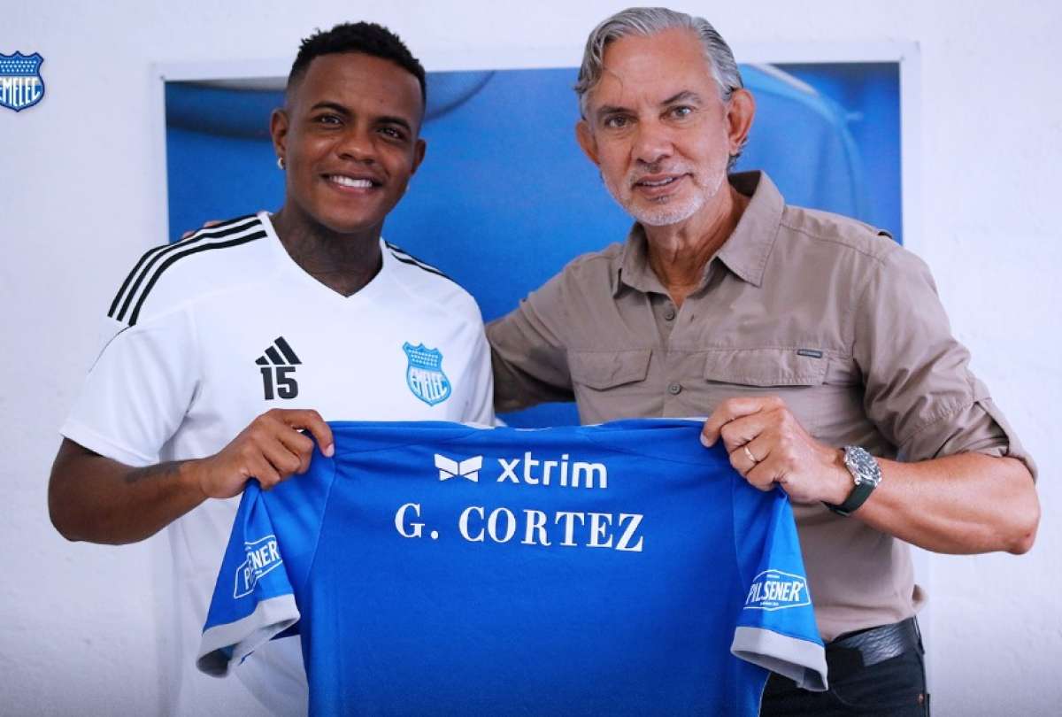 Emelec present&oacute; a Gustavo Cortez como su nuevo jugador