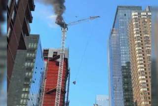 Seis heridos tras el colapso de una gr&uacute;a en Nueva York